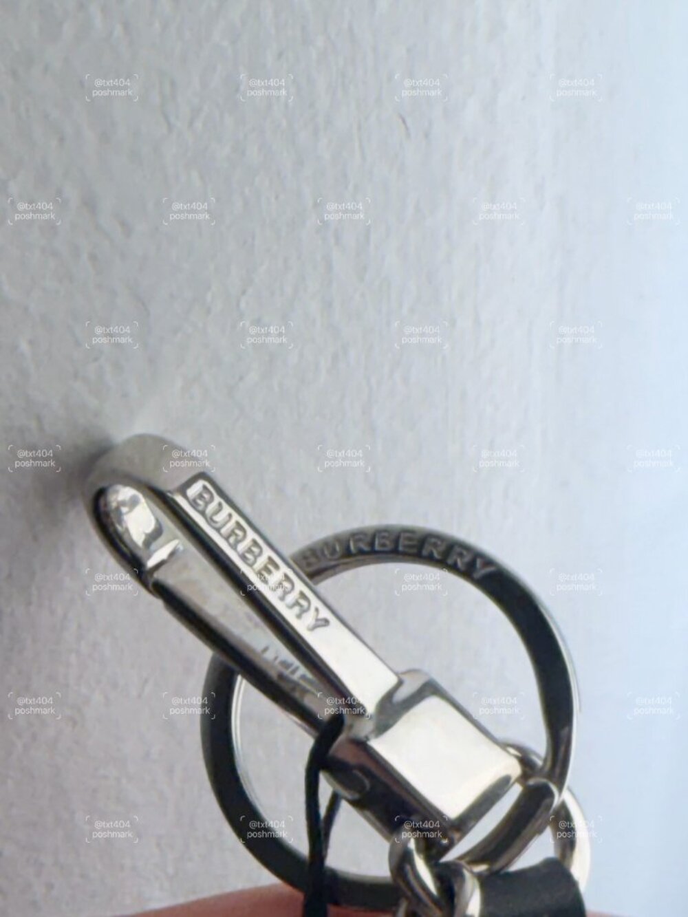 Burberry Antique Yellow Check Cashmere Trench Coat Thomas Bear Charm Keychain - Picture 6 of 7